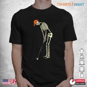Halloween Golf Shirts: Skeleton Golf Funny Halloween Golfing Sports Costume 5 Halloween Golf Shirts Skeleton Golfer Tee 2 1.jpg