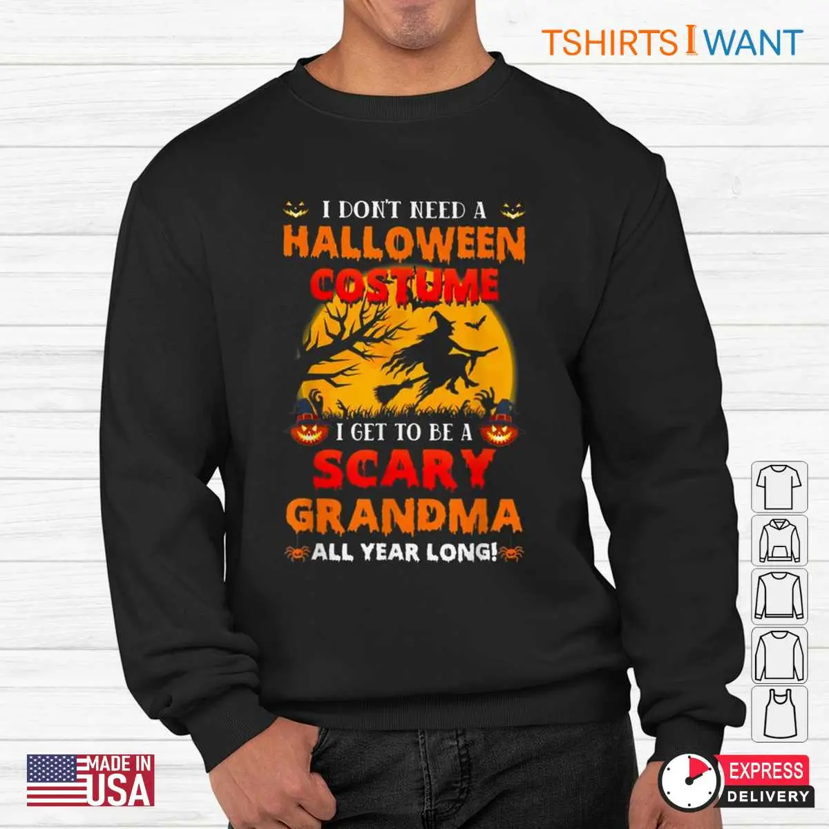 Halloween Grandma Shirt Scary Nana Costume 3 1.jpg