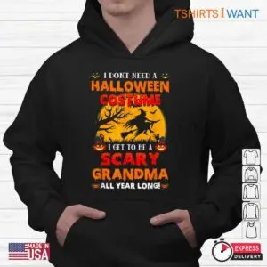 Halloween Grandma Shirt: I Don't Need Halloween To Be A Scary Grandma Tee 9 Halloween Grandma Shirt Scary Nana Costume 4 1.jpg