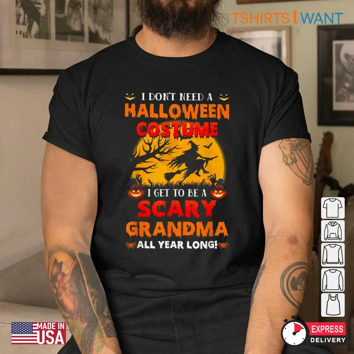 Halloween Grandma Shirt Scary Nana Costume 5 1.jpg
