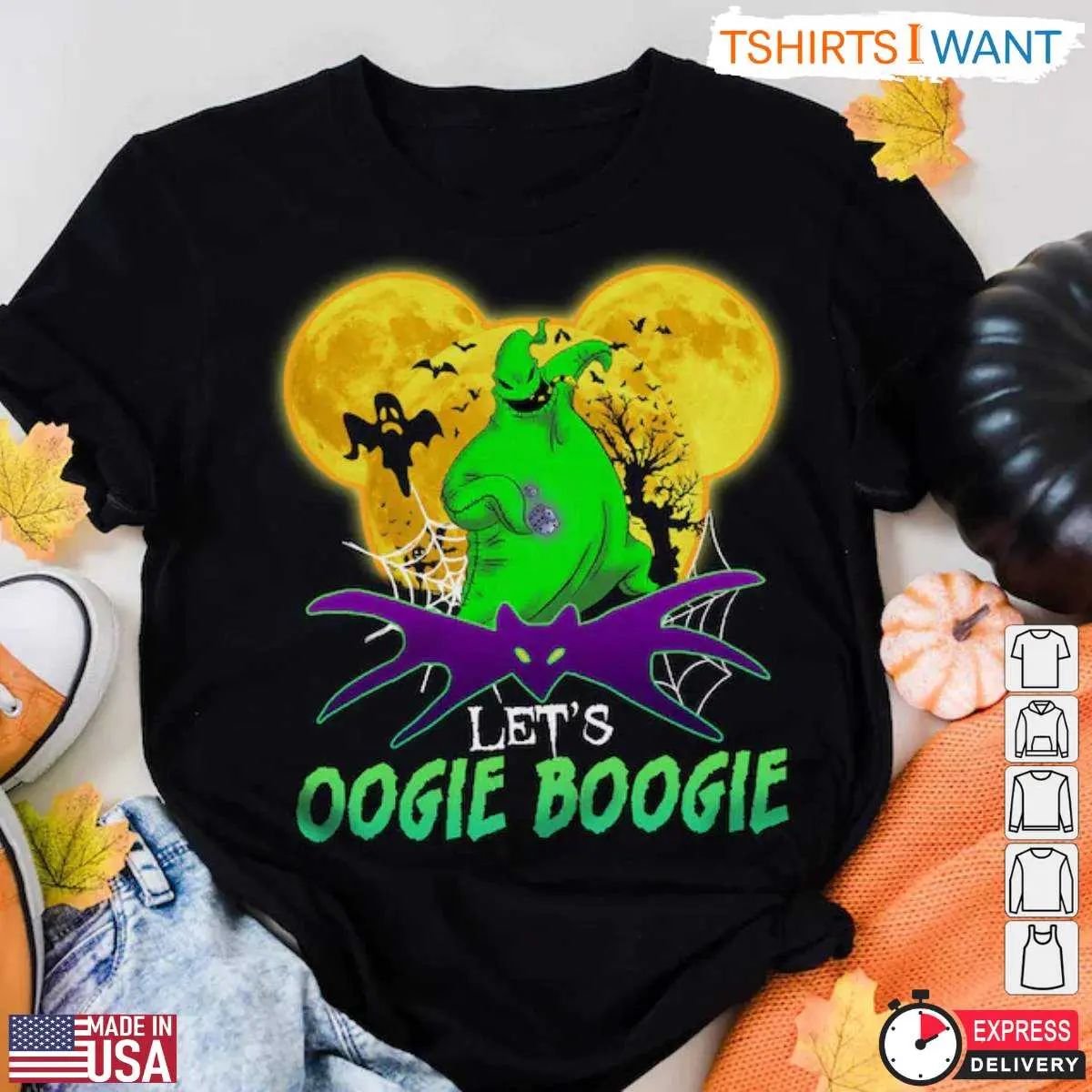Halloween Green Monster T-Shirt – Let’s Oogie Boogie Spooky Design 1 Halloween Green Monster T Shirt E28093 Lets Oogie Boogie Spooky Design 1.jpg