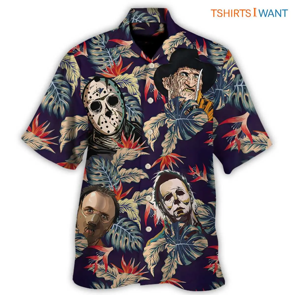 Halloween Hawaiian Shirt with Horror Characters 1 1.jpg