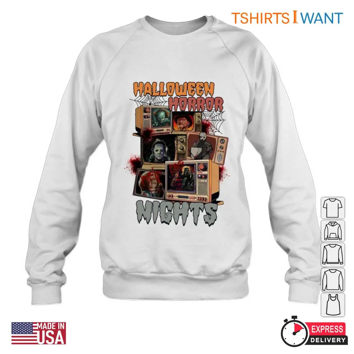 Halloween Horror Nights T Shirt Vintage Horror TV Design 4 1.jpg