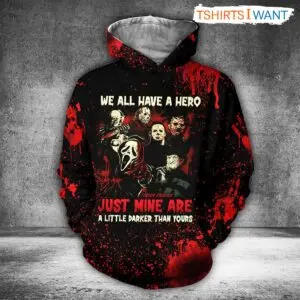 Halloween Horror Villains Zip-Up Hoodie - Ultimate Dark Hero Collection, Unique Halloween 5 Halloween Horror Villains Ultimate Dark Hero Collection 2 1.jpg