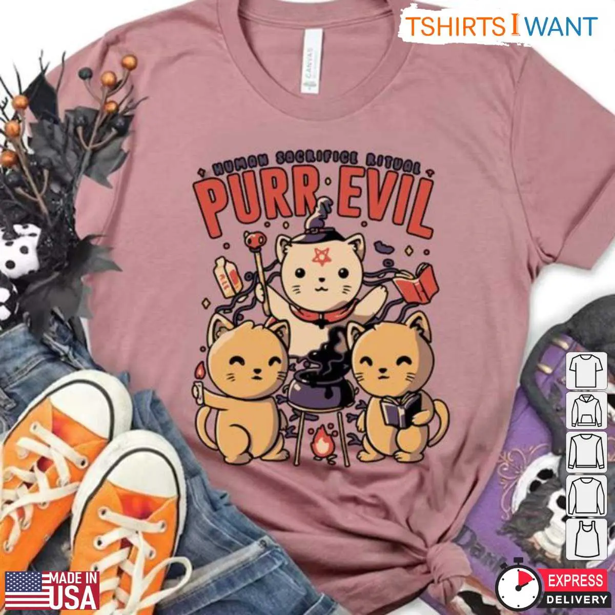 Halloween Human Sacrifice T-Shirt – Witchy Ritual with Cute Kittens Design 1 Halloween Human Sacrifice T Shirt E28093 Witchy Ritual with Cute Kittens Design 1 1.jpg