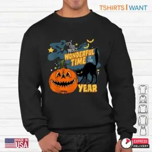 Halloween Is The Most Wonderful Time Of The Year: It's The Most Wonderful Time Halloween Shirt 8 Halloween Is The Most Wonderful Time Spookiest Season Tee 3 1.jpg