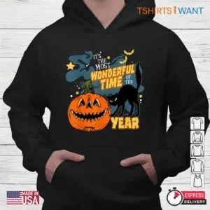Halloween It's The Most Wonderful Time Of The Year: Spooky Season Celebration Shirt 7 Halloween Its The Most Wonderful Time Spooky Season Joy 4 1.jpg