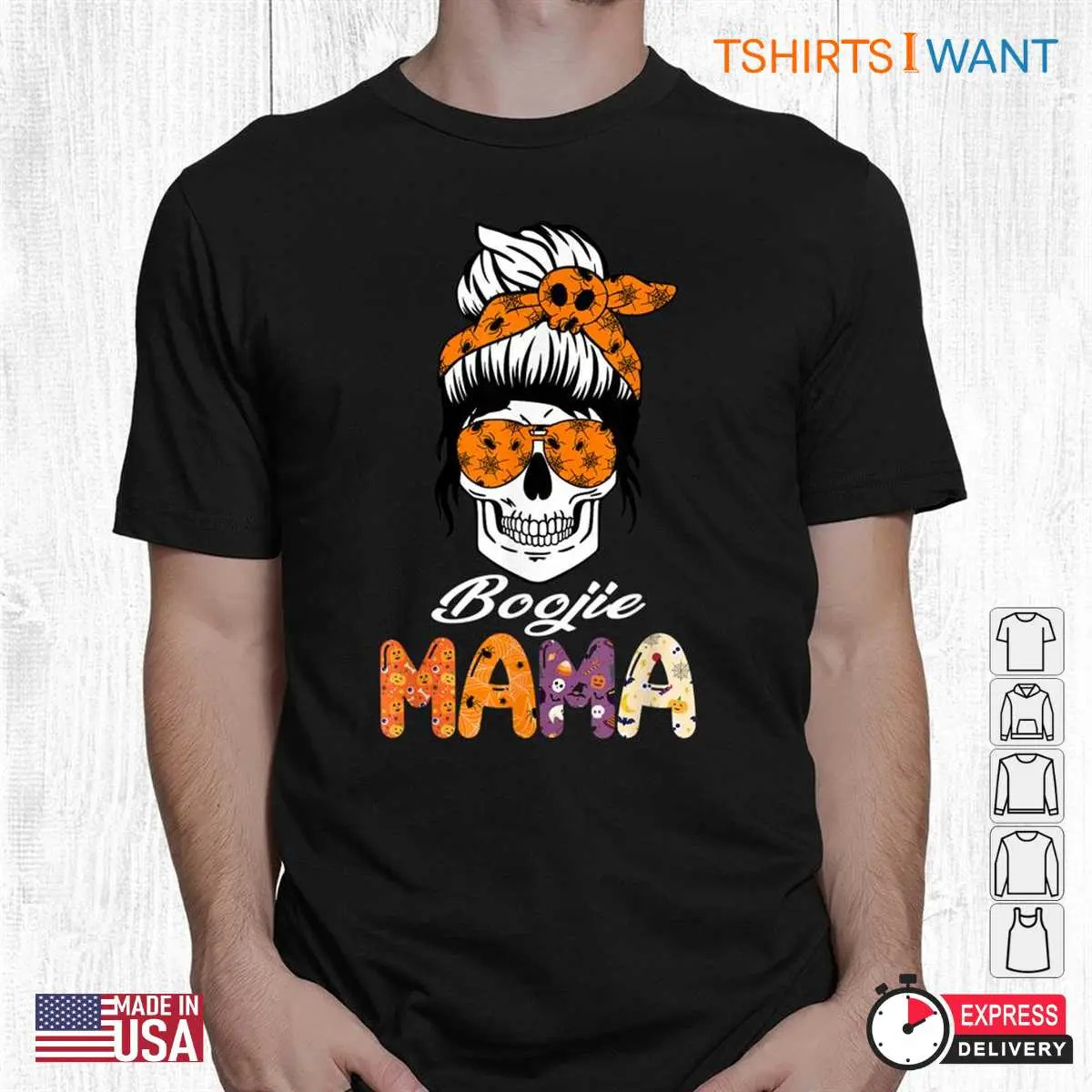 Halloween Mama Shirt Monster Mom Skull Tee 2 1.jpg