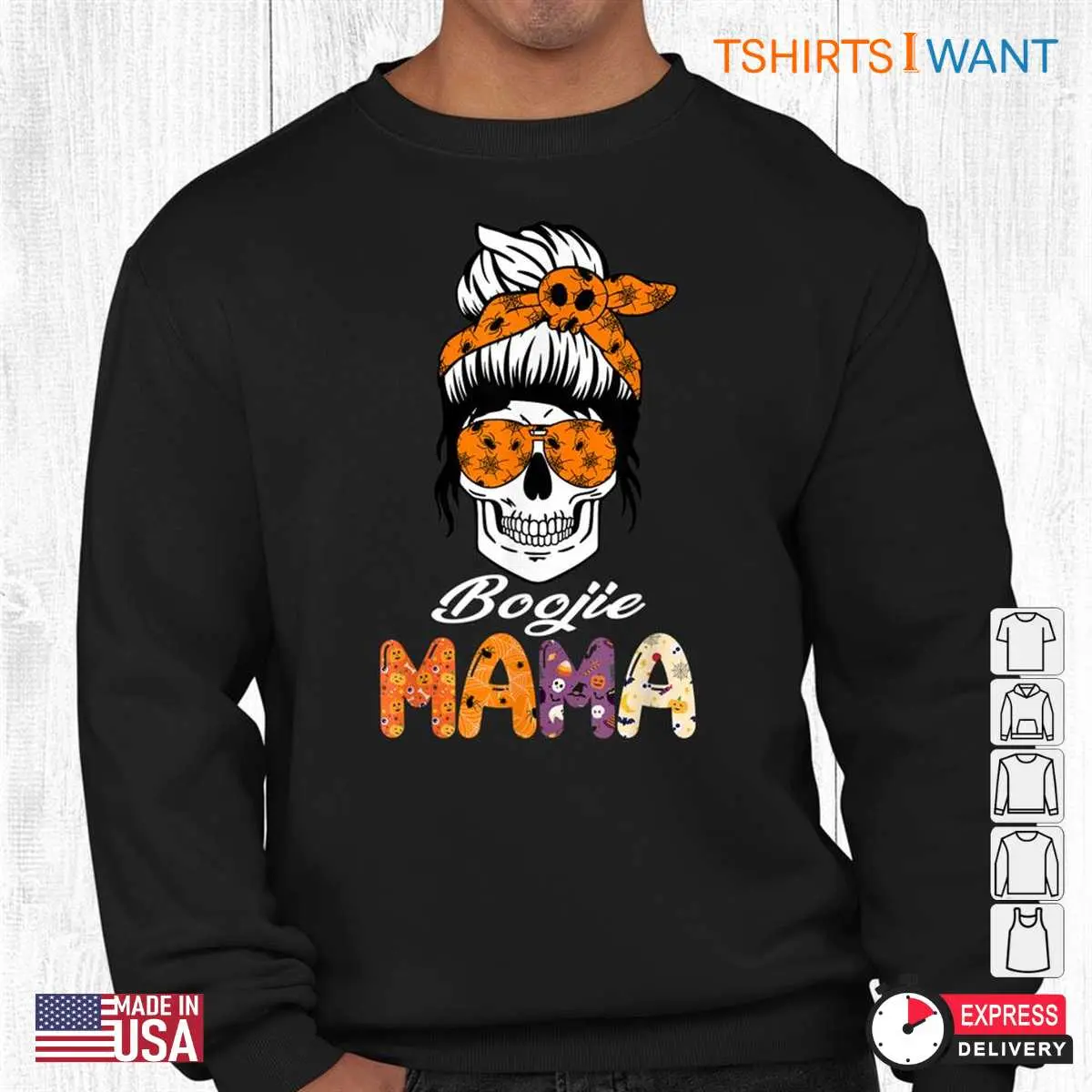 Halloween Mama Shirt Monster Mom Skull Tee 3 1.jpg