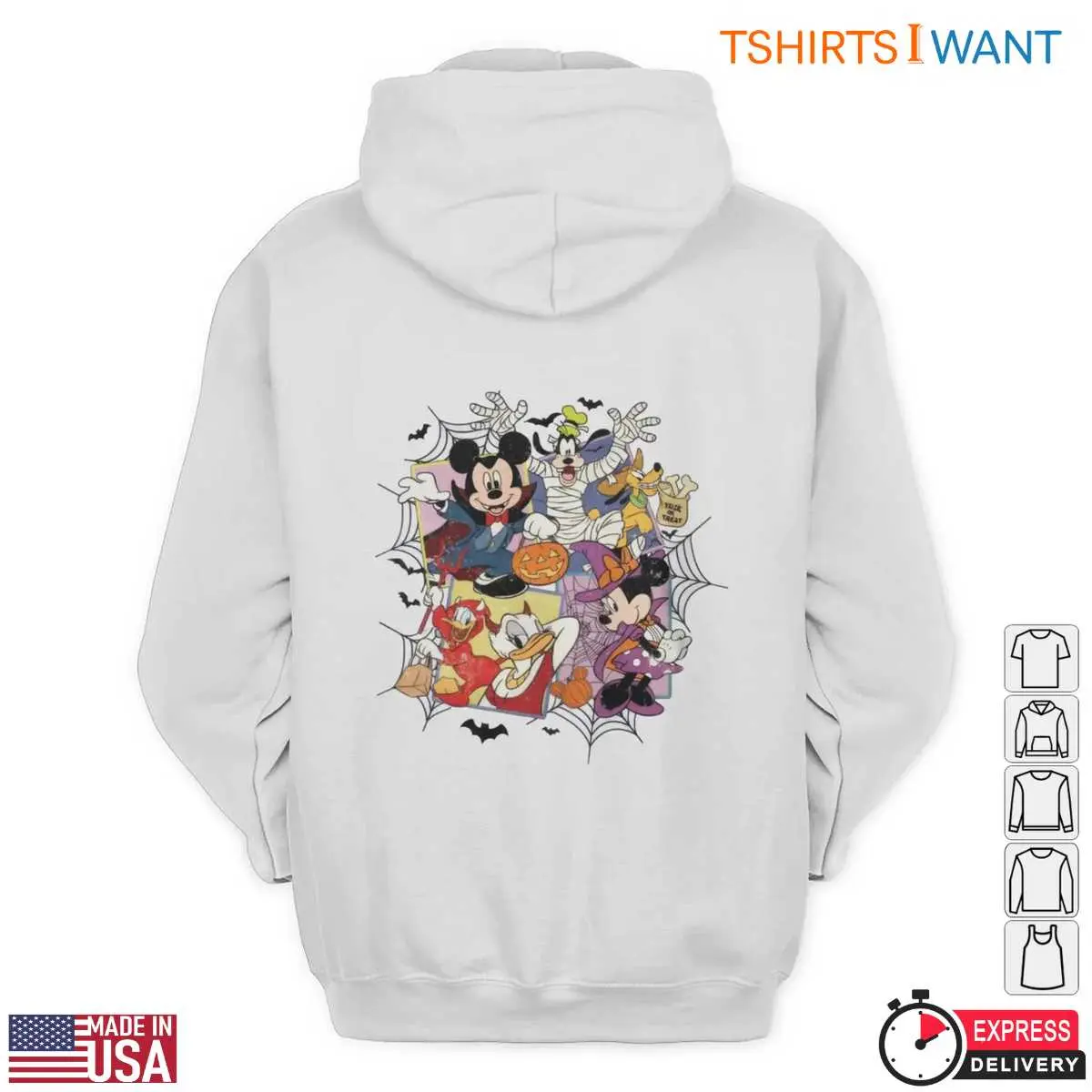 Halloween Mickey and Friends T Shirt E28093 Spooky Disney Character Costume Tee 6.jpg