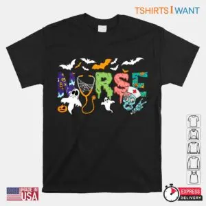 Halloween Nurse Shirt Zombie Caregiver Tee 1 1.jpg