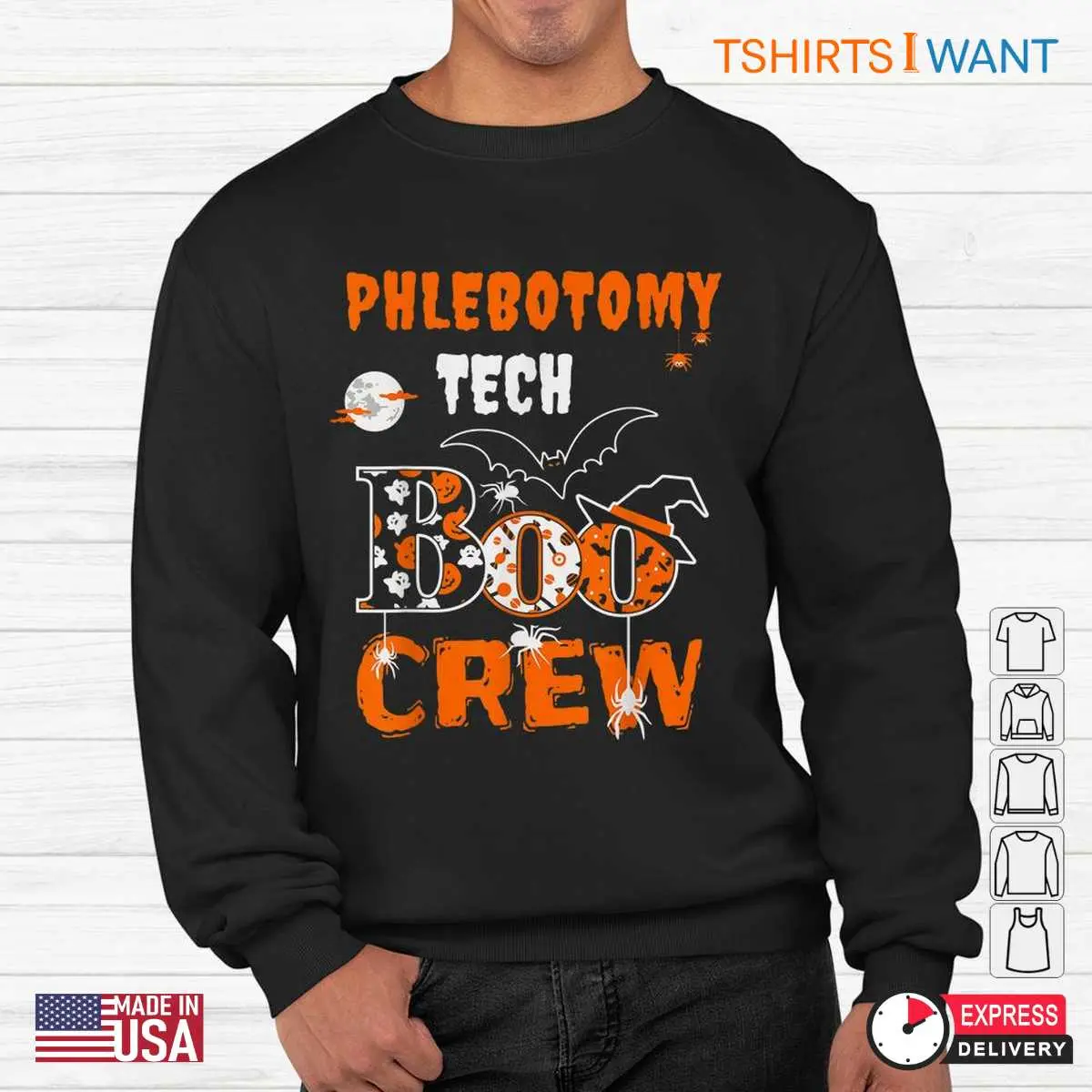 Halloween Phlebotomy Shirts Blood Tech Boo Crew Tee 3 1.jpg