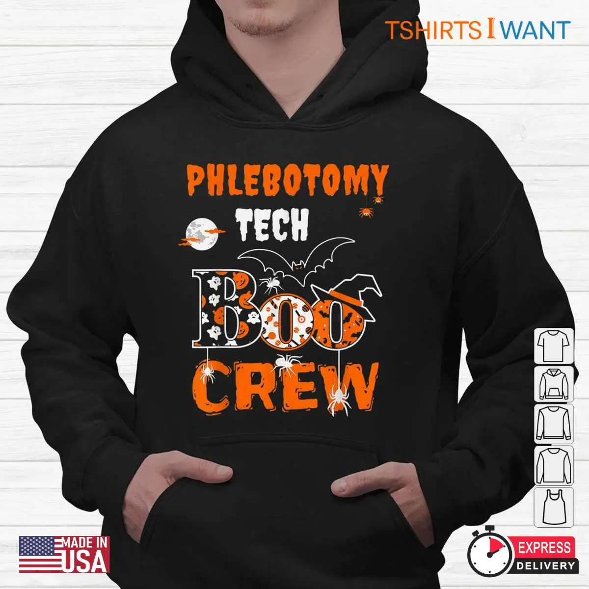 Halloween Phlebotomy Shirts: Phlebotomy Tech Boo Crew Ghost Halloween Costume 13 Halloween Phlebotomy Shirts Blood Tech Boo Crew Tee 4