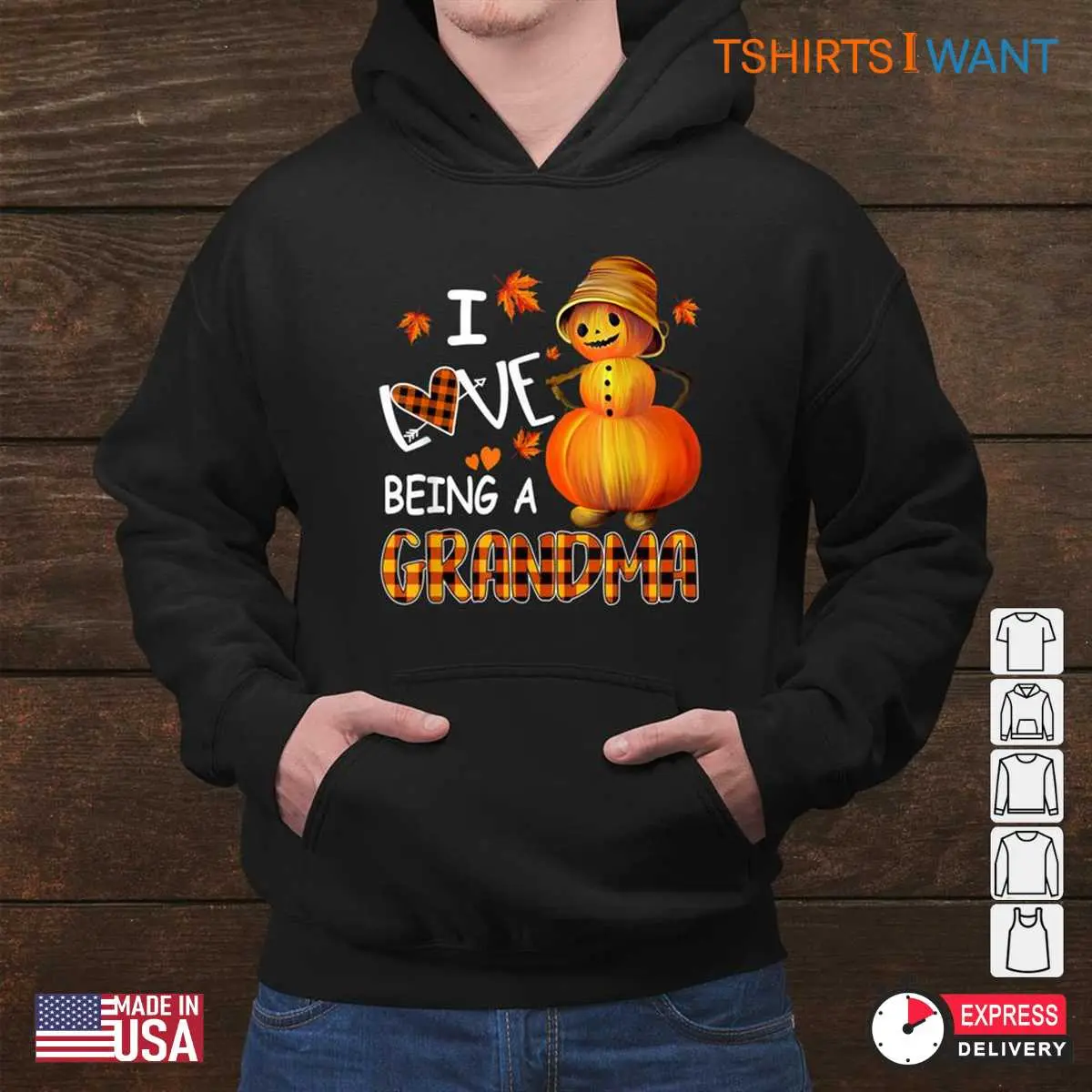 Halloween Pumpkin Snowman: I Love Being A Grandma Halloween Christmas Shirt 7 Halloween pumpkin snowman