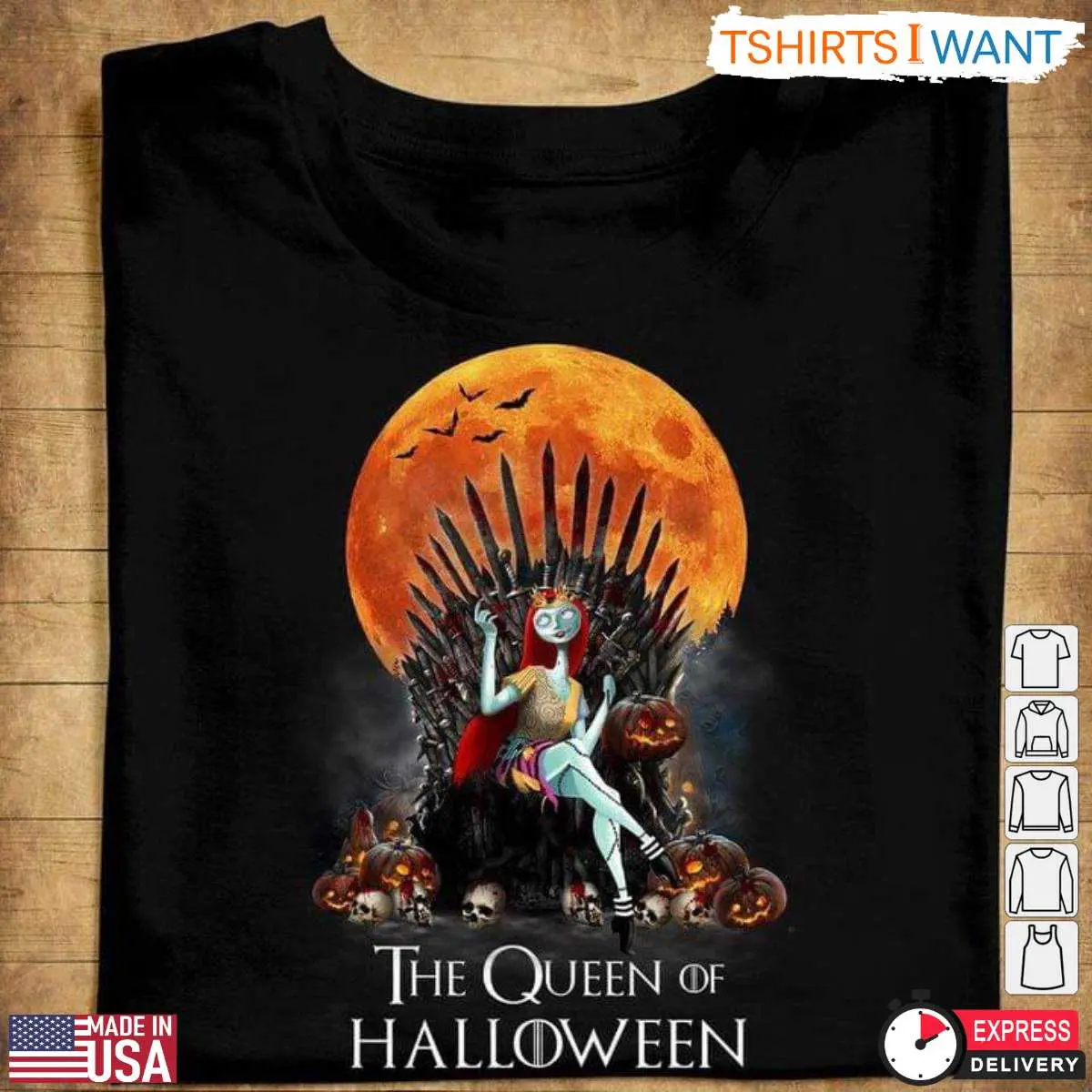 Halloween Queen Shirt Sally Throne Design 1 1.jpg