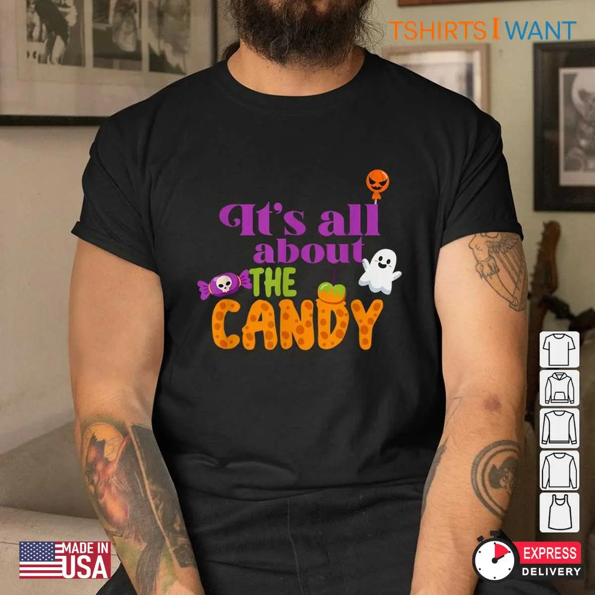 Halloween Shirt Teacher Candy Kids Educator Tee 5 1.jpg