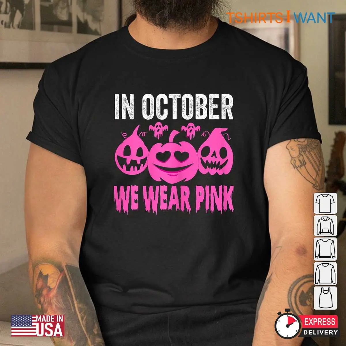 Halloween Shirts Pink October Cancer Awareness Tee 4 1.jpg