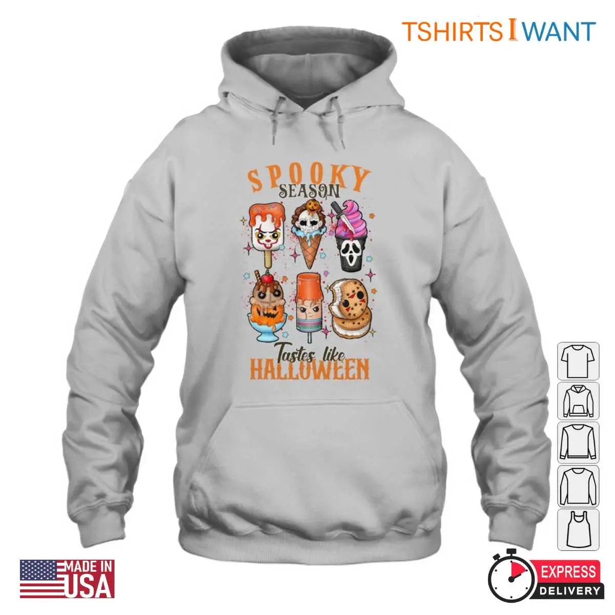 Halloween Spooky Season - Tastes Like Halloween Treats Design T-Shirt, Tank Top, Hoodie, Sweatshirt 11 Halloween Spooky Season Tastes Like Halloween Treats Tee 4