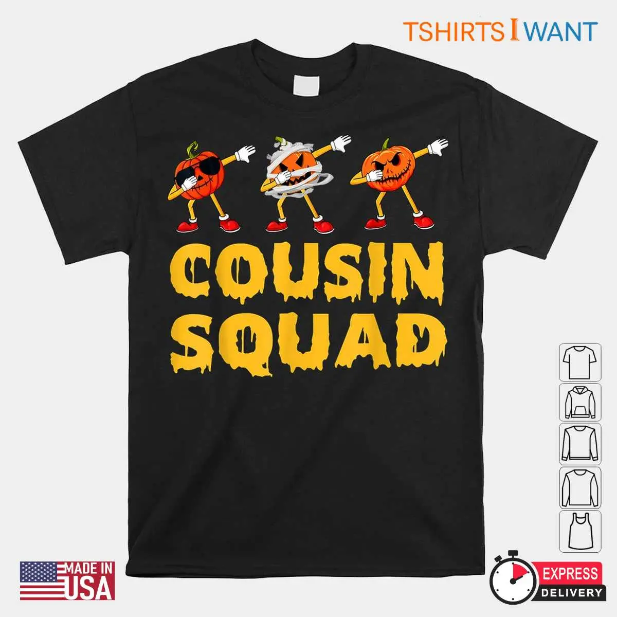 Halloween Squad Shirt Cousin Crew Pumpkin Tee 1 1.jpg