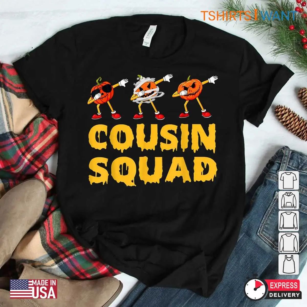 Halloween Squad Shirt Cousin Crew Pumpkin Tee 3 1.jpg