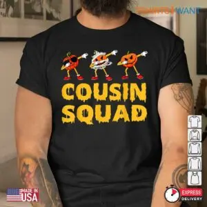 Halloween Squad Shirt: Cousin Squad Funny Pumpkins Halloween Crew Tee 8 Halloween Squad Shirt Cousin Crew Pumpkin Tee 4 1.jpg