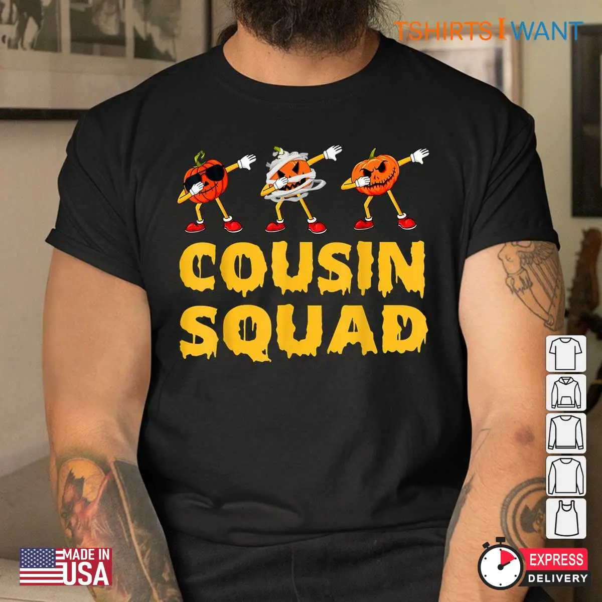 Halloween Squad Shirt Cousin Crew Pumpkin Tee 4 1.jpg