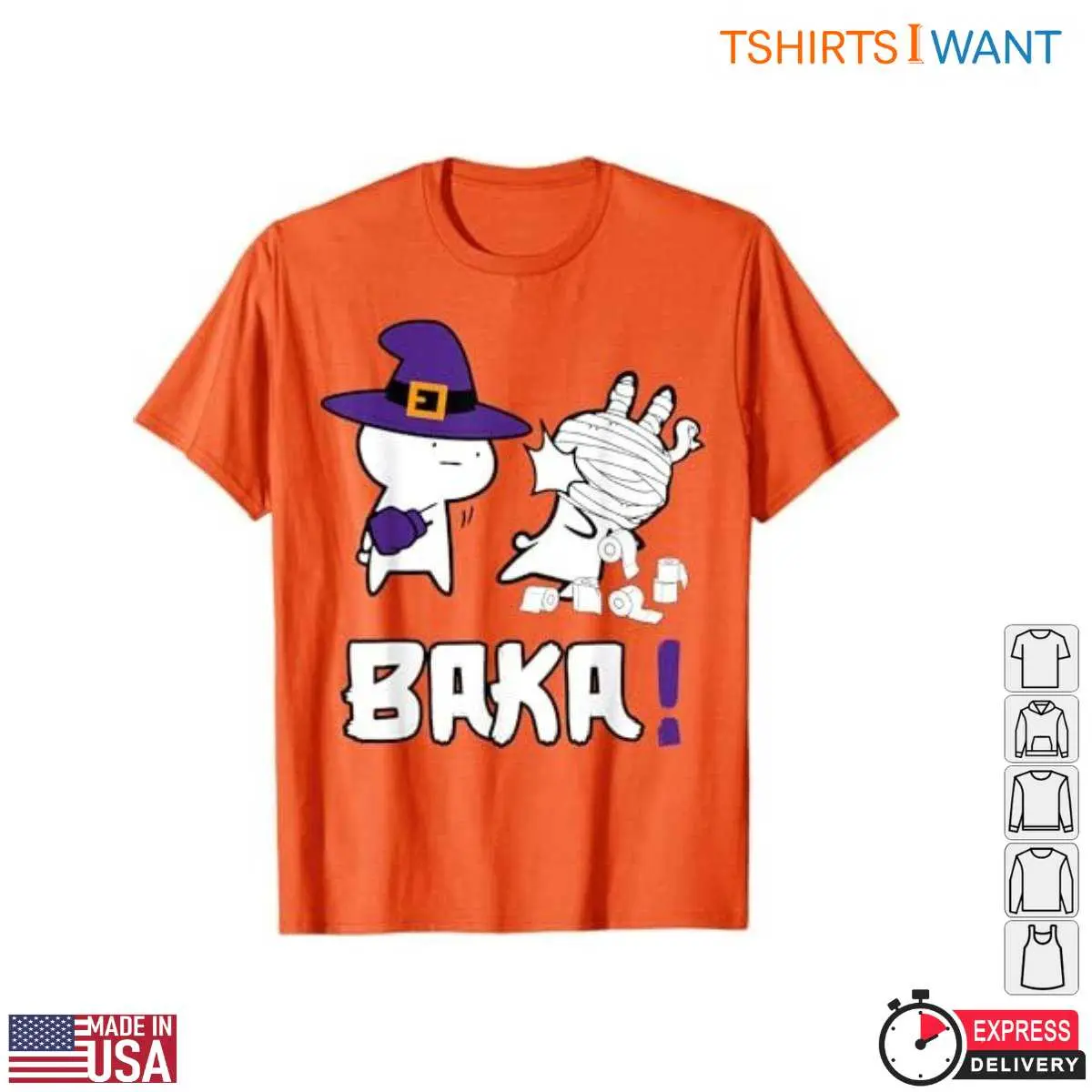 Halloween T Shirts Funny Anime Baka Witch Mummy 1 1.jpg