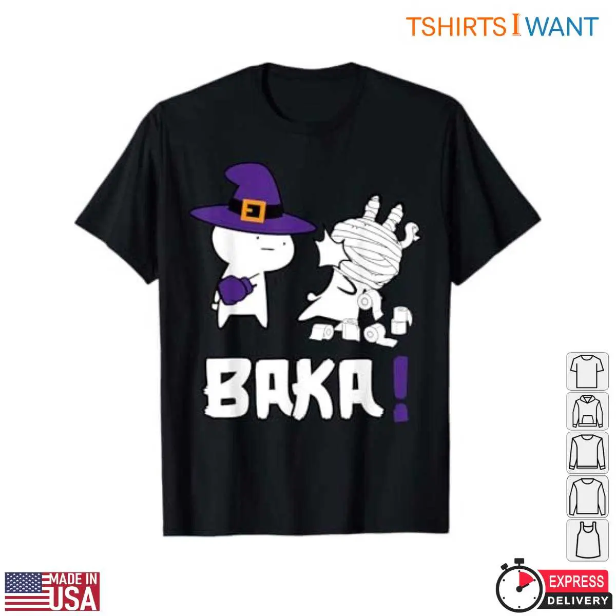 Halloween T Shirts Funny Anime Baka Witch Mummy 8 1.jpg