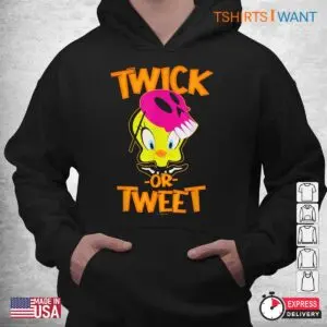 Halloween Tweety: Looney Tunes Tweety Bird Twick Or Tweet Halloween Shirt 7 Halloween Tweety Looney Tunes Twick or Tweet 4 1.jpg