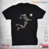 Halloween Volleyball: Volleyball Skeleton Player Halloween Costume Shirt 12 Halloween Volleyball Skeleton Player Tee 1 1.jpg