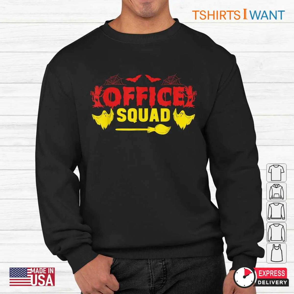 Halloween Work Shirt Office Squad Spooky Tee 3 1.jpg