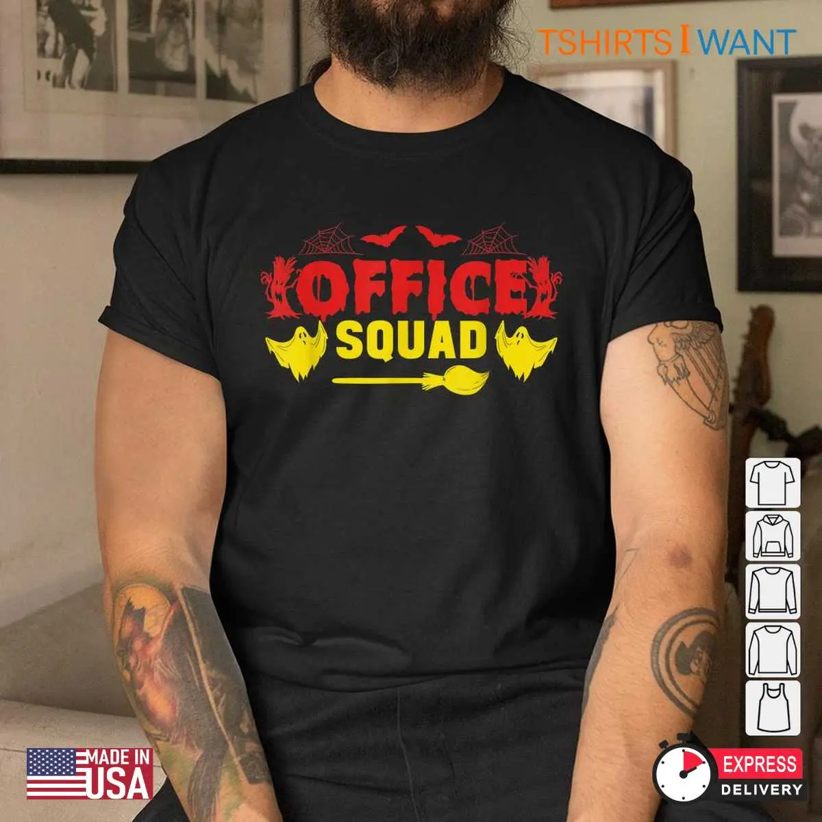 Halloween Work Shirt Office Squad Spooky Tee 5 1.jpg