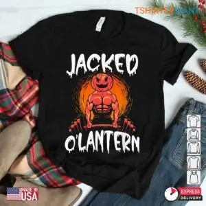 Halloween Workout Shirts: Jacked O'Lantern Weightlifting Muscle Halloween Costume 7 Halloween Workout Shirts Jacked OLantern Muscle 3 1.jpg
