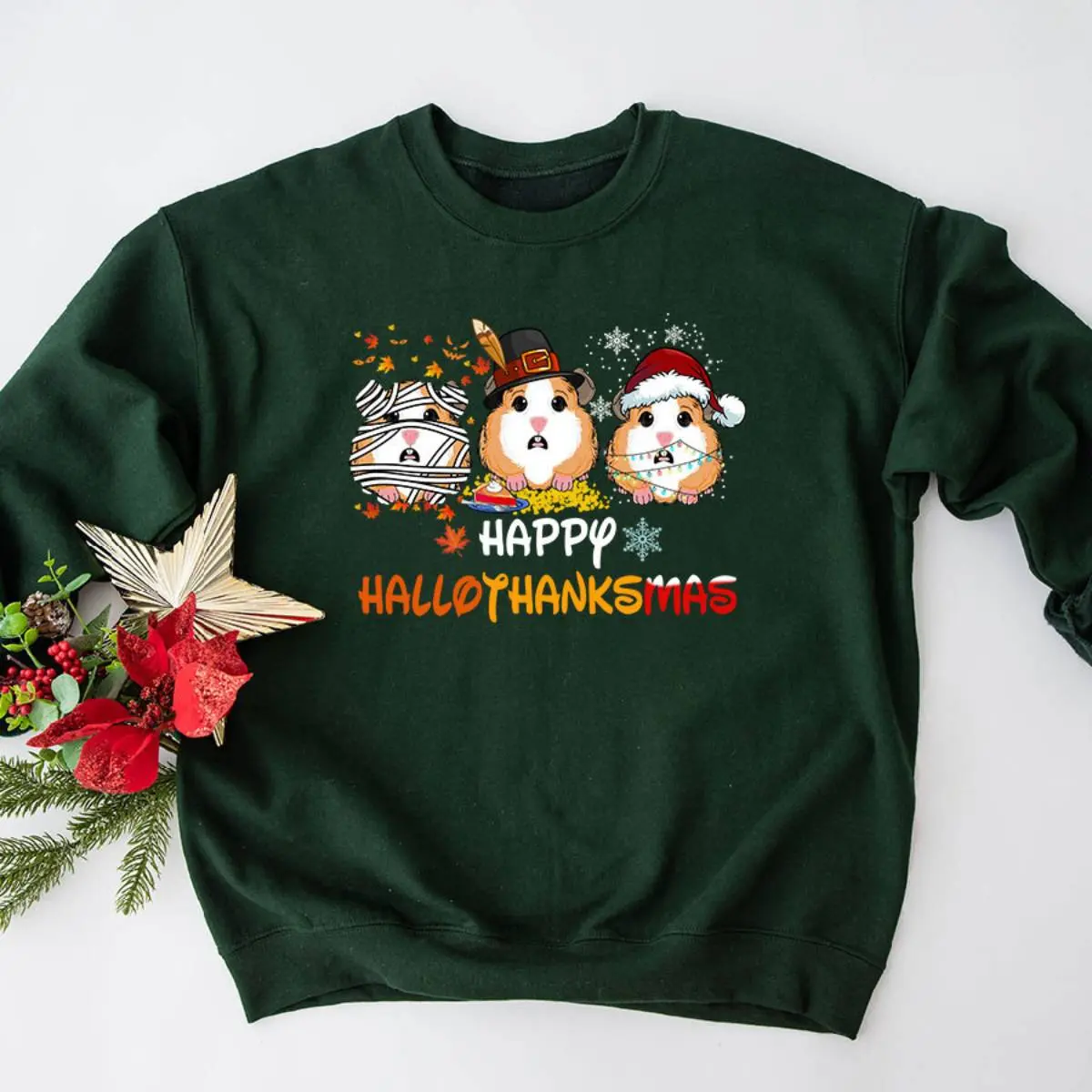 Happy Hallothanksmas Guinea Pig Thanksgiving Sweatshirt 2 1.jpg