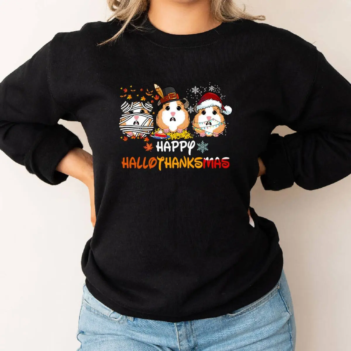 Happy Hallothanksmas Guinea Pig Thanksgiving Sweatshirt 5 1.jpg