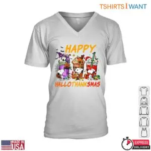 Happy Hallothanksmas Images T-Shirt - Fun Graphic Tee for Halloween and Thanksgiving 11 Happy Hallothanksmas Images T Shirt Halloween Thanks 5 1.jpg