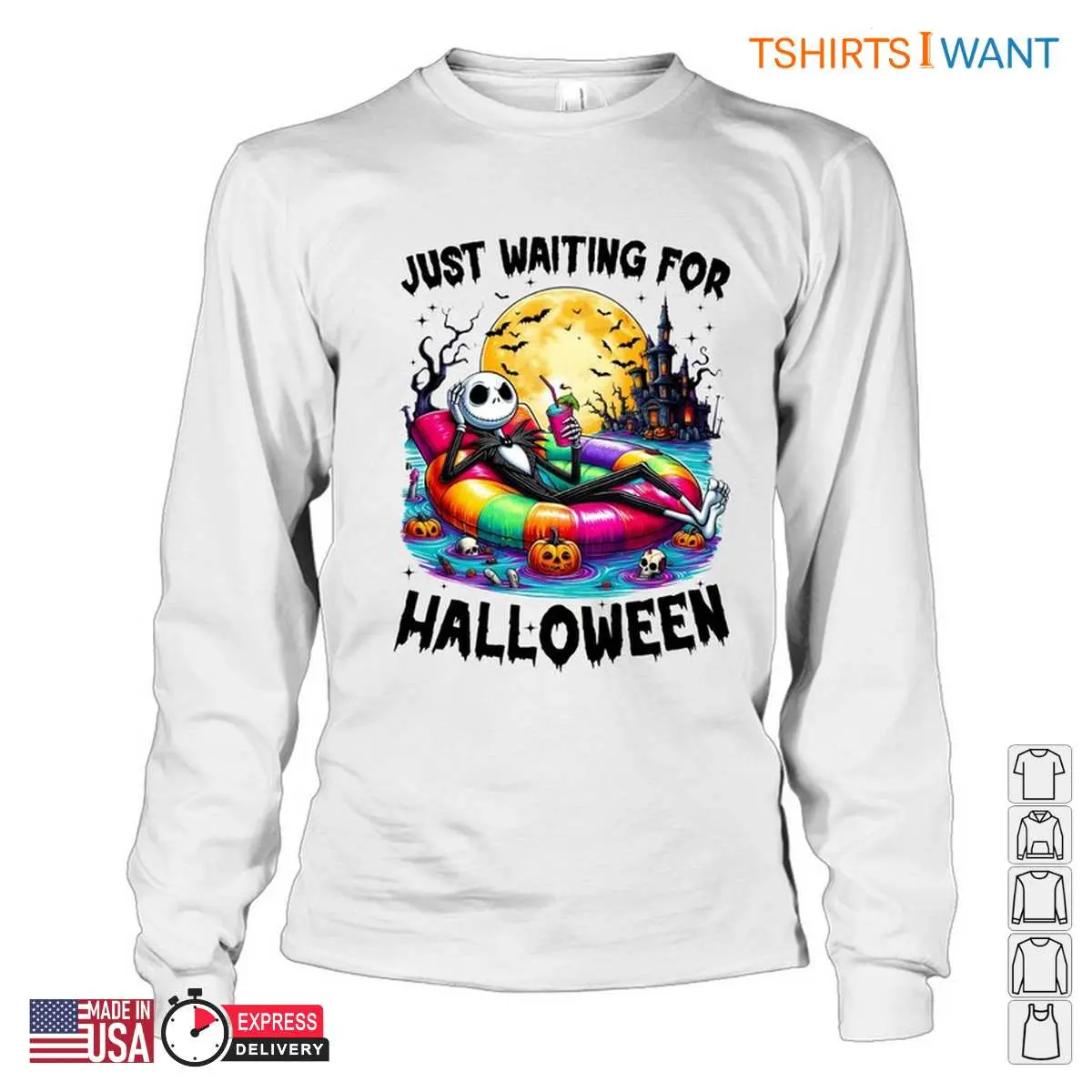 Happy Halloween Jack Skellington Waiting Meme Shirt 1 1.jpg