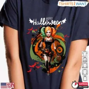Harley Quinn Halloween Costume Bat T-Shirt 5 Harley Quinn Halloween Costume Bat T Shirt 3 1.jpg