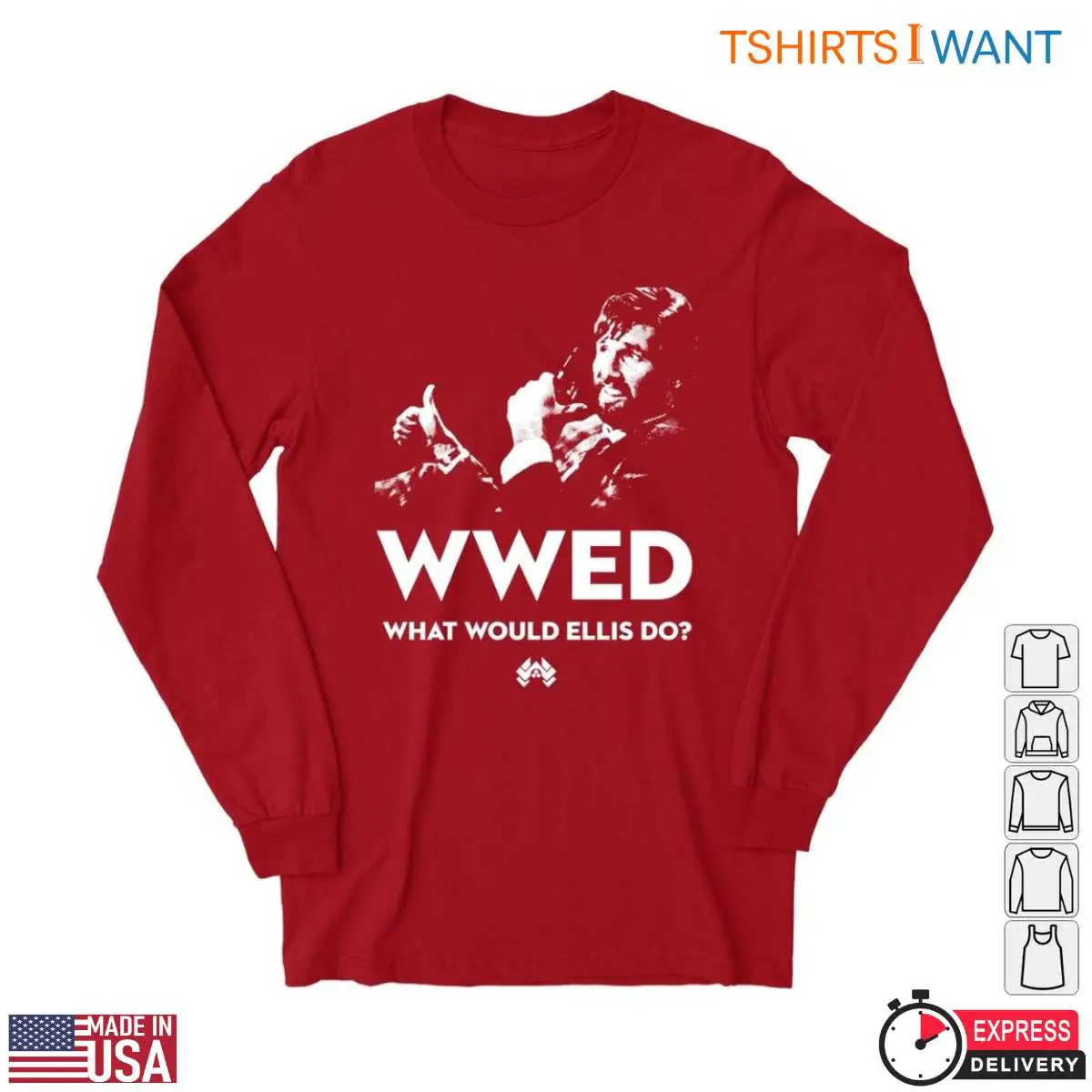 Harry Ellis Die Hard T Shirt WWED What Would Ellis Do Quote 2 1.jpg