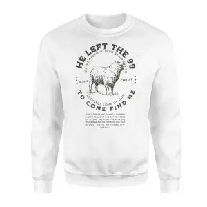 He Left the 99 to Come Find Me – Christian Faith Lost Sheep Graphic T-shirt 9 He Left the 99 to Come Find Me E28093 Christian Faith Lost Sheep Graphic T shirt 3.jpg