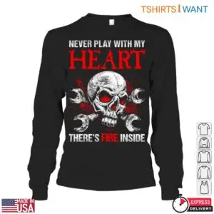 Heart Of Fire Skull Biomechanical Art T-Shirt 9 Heart Of Fire Skull Biomechanical Art T Shirt 4 1.jpg