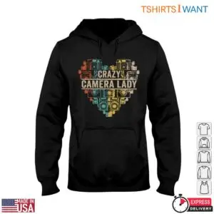 Heart Shaped Camera T-Shirt - Crazy Camera Lady Vintage Design 10 Heart Shaped Camera T Shirt Crazy Camera Lady 5 1.jpg