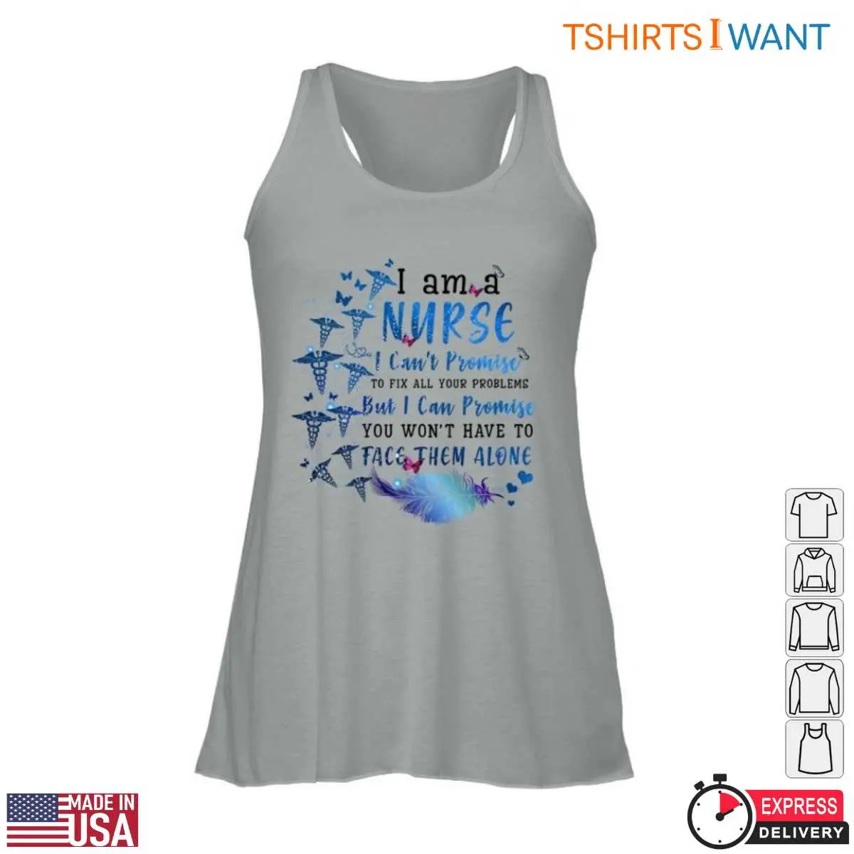 Heartfelt Promise Message With Butterflies Nurse Life T-Shirt 13 Heartfelt Promise Nurse T-Shirt Detail
