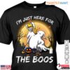 Here For The Boos Ghost Beer Halloween T Shirt 1 1.jpg