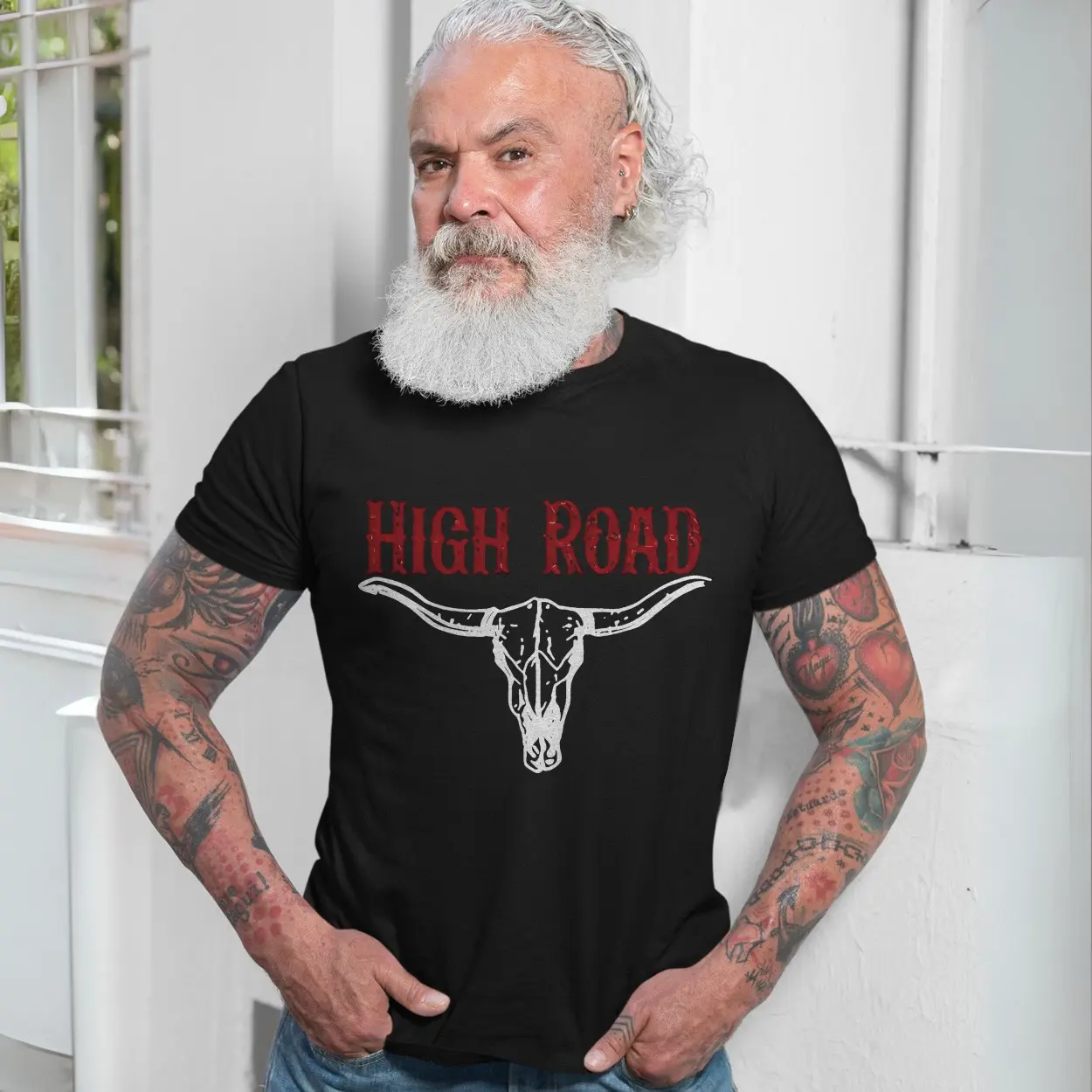 High Road Longhorn Skull Western Cowboy T-Shirt 7 High Road Longhorn Skull Western Cowboy T Shirt 7 1.jpg