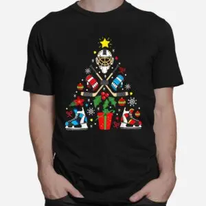 Hockey Christmas Ornament Tree Funny Shirt - Ice Hockey Holiday Design 6 Hockey Christmas Ornament Funny Sports Shirt 2 1.jpg