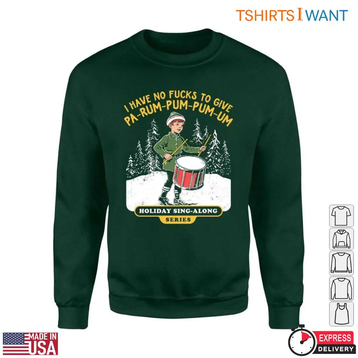 Holiday Sing Along T Shirt I Have No Fucks to Give 3 1.jpg