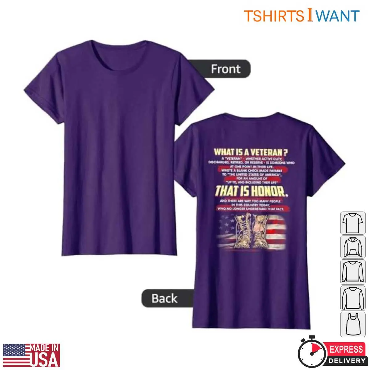 Honor Veterans T Shirt American Flag Military Tribute 4 1.jpg