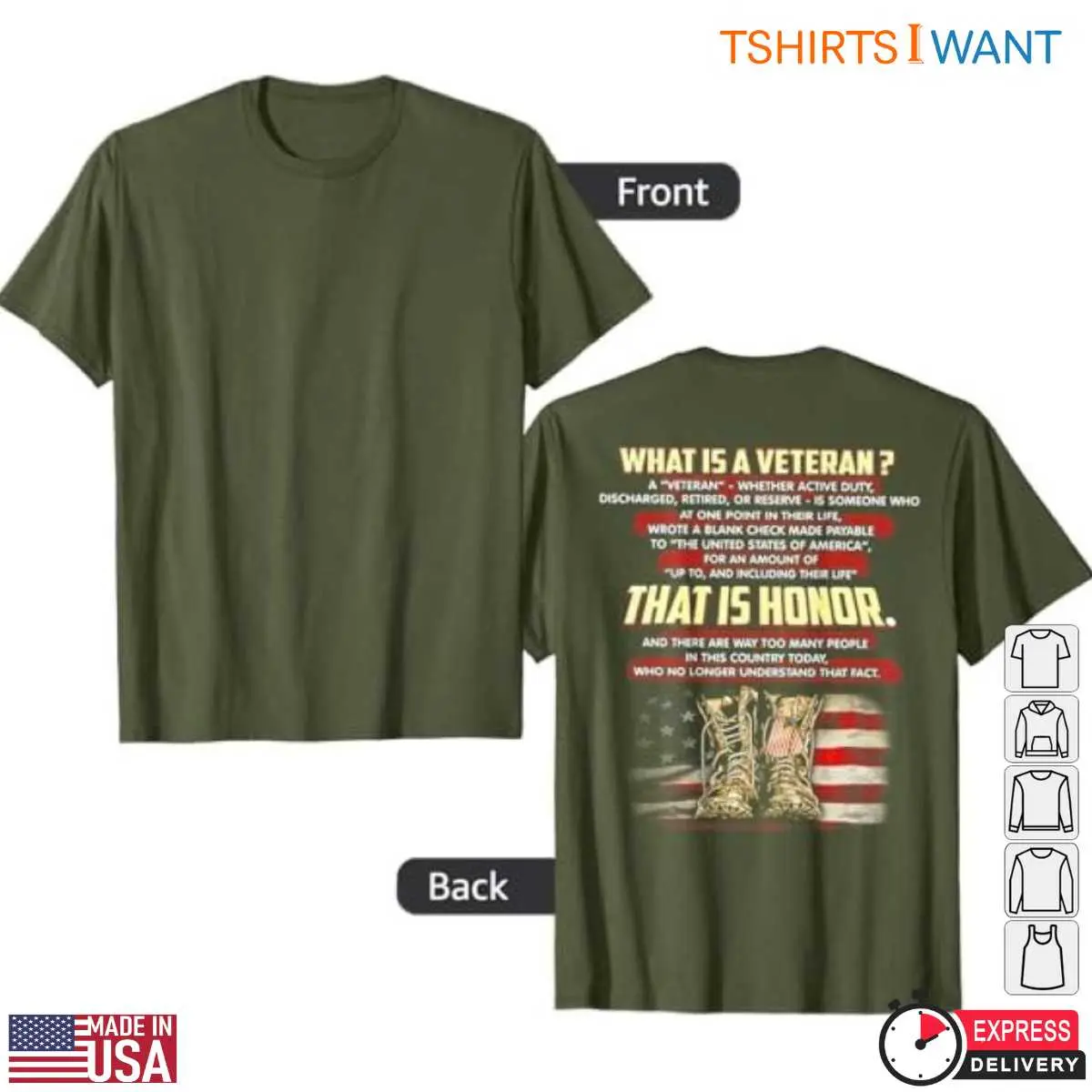 Honor Veterans T Shirt American Flag Military Tribute 5 1.jpg