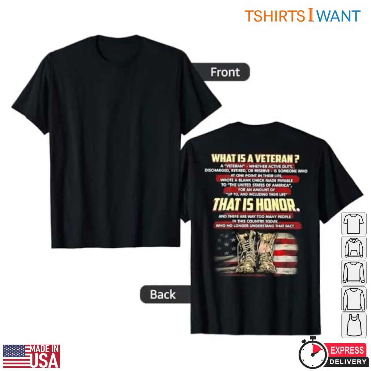 Honor Veterans T Shirt American Flag Military Tribute 6 1.jpg